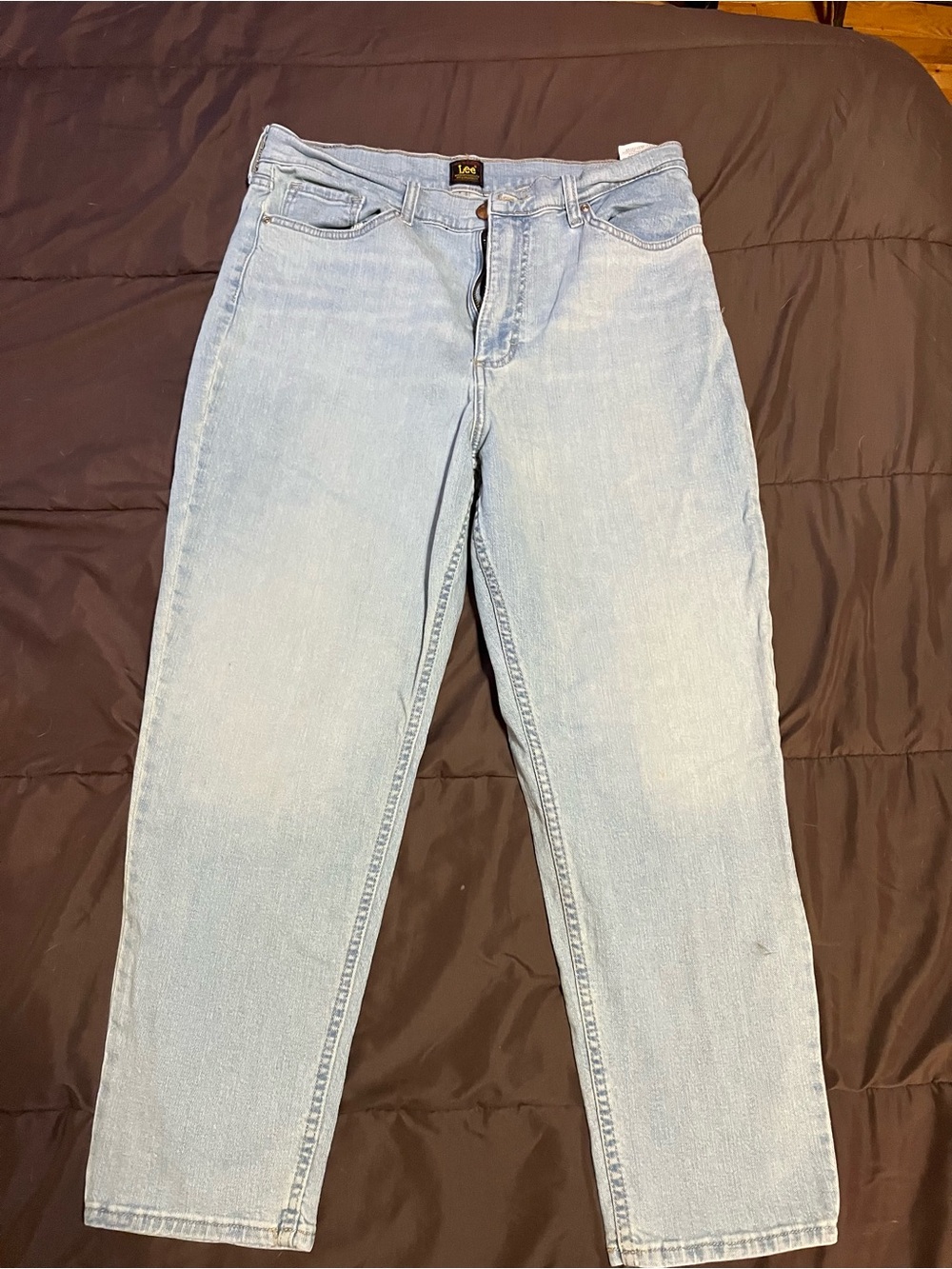 Lee Women's Pale Blue Straight Leg Jeans
